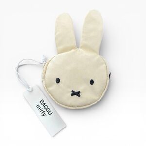 BAGGU Cream Bunny Coin Purse